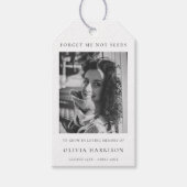 メモリアルシードパケット |葬儀エレガントのお願い ギフトタグ (正面)