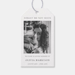 メモリアルシードパケット |葬儀エレガントのお願い ギフトタグ