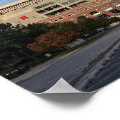 メモリアルスタジアムリンカンネブラスカの壁ポスター ポスター (角)