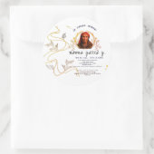 メモリアルステッカー – カスタムデザインラウンド ラウンドシール (バッグ)