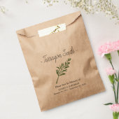 メモリアルタラゴンシード葬儀 フェイバーバッグ (封をした状態)