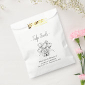 メモリアルチューリップシード葬儀 フェイバーバッグ (封をした状態)