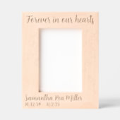 メモリアルツリーカスタム レーザー彫刻フレーム (正面)