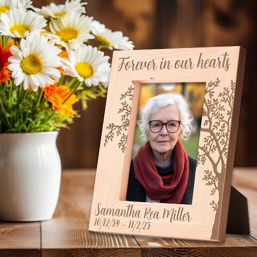 メモリアルツリーカスタム レーザー彫刻フレーム