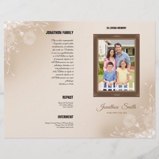 メモリアルテンプレート (正面)