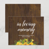 メモリアルテーブル素朴陳列棚結婚の標識 (正面/裏面)