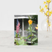 メモリアルデイおめでとう・・・ カード (黄色い花)