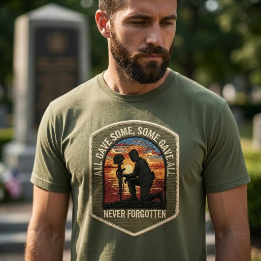 メモリアルデイの兵士を忘れない Tシャツ