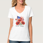 メモリアルデイを忘れないTシャツ Tシャツ (正面)