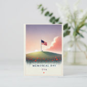 メモリアルデイ、アメリカ ポストカード (スタンド正面)