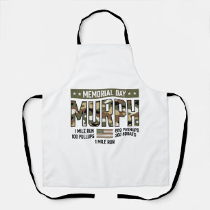 メモリアルデイ・マーフ・ワークアウト・ヴィンテージ・ベクターTシャツ (2 エプロン