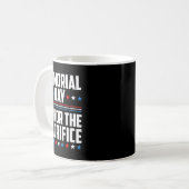 メモリアルデイ 犠牲に敬意を コーヒーマグカップ (正面左)