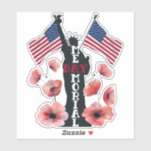 メモリアルデーお祝い シール (シート)