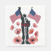 メモリアルデーお祝い スタンダードランチョンナプキン (正面)