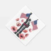 メモリアルデーお祝い スタンダードランチョンナプキン (角)