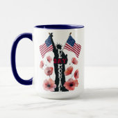 メモリアルデーお祝い マグカップ (左)