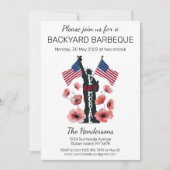 メモリアルデーお祝い 招待状 (正面)