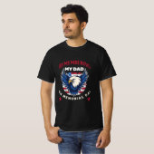 メモリアルデーに父を偲ぶ Tシャツ (正面フル)