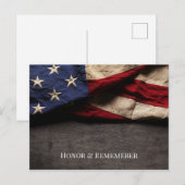 メモリアルデーの名誉と記憶のポストカード ポストカード (正面/裏面)