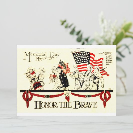 メモリアルデーの名誉勇敢の カード (スタンド正面)