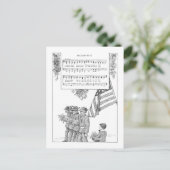 メモリアルデーの歌と兵士 ポストカード (スタンド正面)