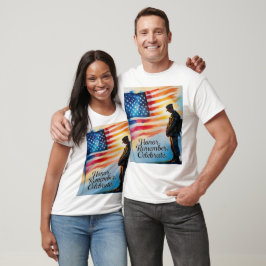 メモリアルデーのTシャツ女性男性の名誉 Tシャツ