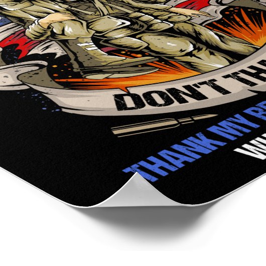 メモリアルデーは彼らの退役軍人の日は私のためだ ポスター (角)