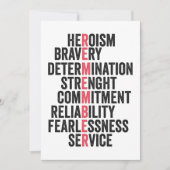 メモリアルデーアメリカン愛国的退役軍人覚えている サンキューカード (正面)