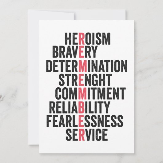 メモリアルデーアメリカン愛国的退役軍人覚えている シーズンカード (正面)