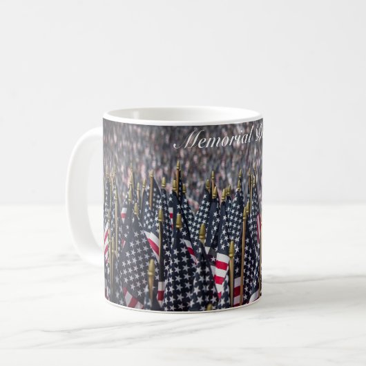 メモリアルデーアメリカ国旗 コーヒーマグカップ (正面左)