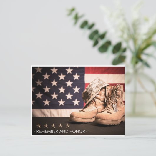 メモリアルデーアメリカ軍の名誉ポストカード ポストカード (スタンド正面)