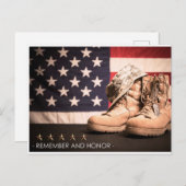 メモリアルデーアメリカ軍の名誉ポストカード ポストカード (正面/裏面)