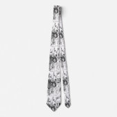 メモリアルデーアンクルサムヴィンテージ愛国漫画 ネクタイ (正面)