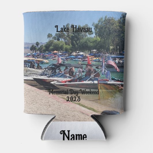 メモリアルデーウィークエンドインハバスレイク 缶クーラー (正面)