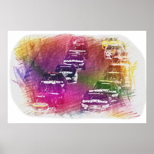 メモリアルデーウィークエンドレーシングポスター ポスター (正面)