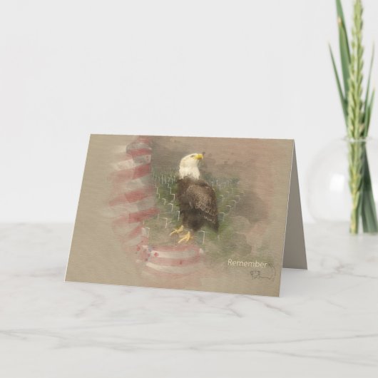 メモリアルデーカードか復員軍人の日 カード (正面)