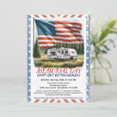 メモリアルデーキャンプアウトドラバガンザ招待状 招待状 (スタンド正面)