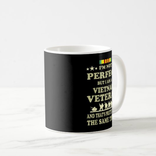メモリアルデーギフト退役軍人デイベトナム退役軍人 コーヒーマグカップ (正面右)