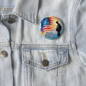 メモリアルデーギャザリングパーティーボタンラウンド 缶バッジ (インサイチュ)