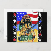 メモリアルデーソルジャーダシュント ポストカード (正面/裏面)