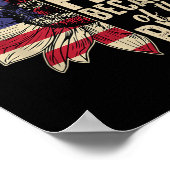 メモリアルデーデザインforアメリカ軍隊男女 ポスター (角)