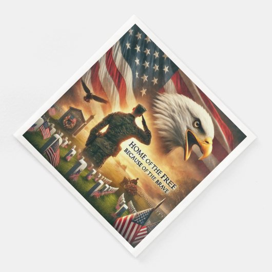 メモリアルデーナプキン (コーナー)