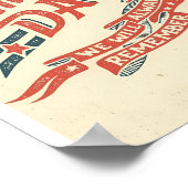 メモリアルデーハッピーポスター ポスター (角)