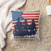 メモリアルデーバーベキューパーティー クッション (ブランケット)