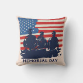 メモリアルデーバーベキューパーティー クッション (正面)