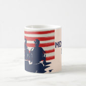 メモリアルデーバーベキューパーティー コーヒーマグカップ (中央)