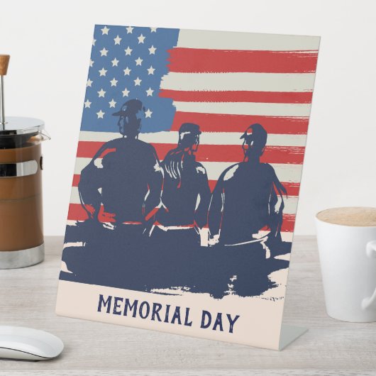 メモリアルデーバーベキューパーティー 台座サイン (インサイチュ)