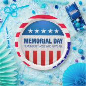 メモリアルデーパーティープレート ペーパープレート (パーティー)