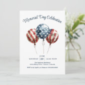 メモリアルデーパーティー 招待状 (スタンド正面)