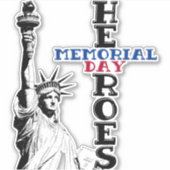 メモリアルデーヒーローのシール シール (正面)